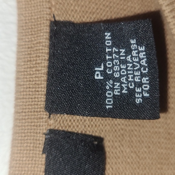 Crystal Kobe Sweater Brown Beaded Crew Neck Jasper Pearl Embellished Sz 3/4 - Picture 4 of 8